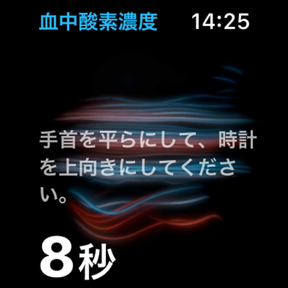 AppleWatch6 血中酸素濃度